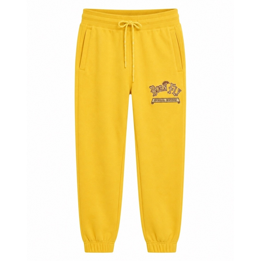 Born Fly Special Edition jogger Sweatpants Men Small NWT Streetwear Logo Graphic